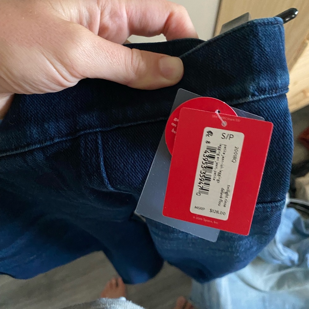 Spanx Petite Jean-ish Leggings Women’s Size Small - Picture 7 of 7